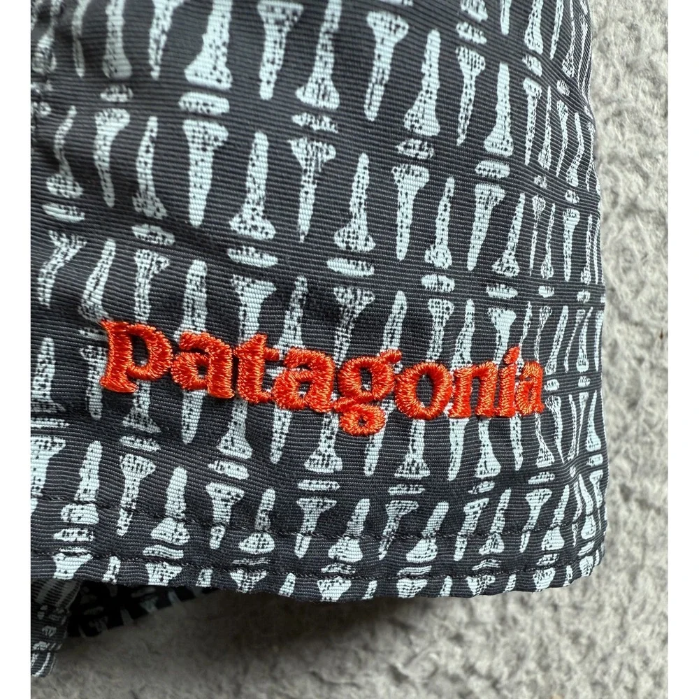 Patagonia Mens Wavefarer Drawstring Nylon Board Shorts Size 34 All Over Print